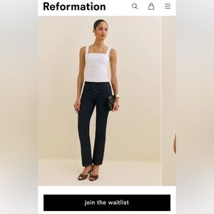 Darci Linen Top from Reformation